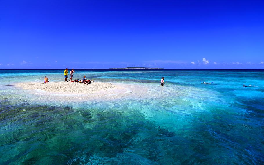 Barasu, just a few miles from Iriomote Island, is a shoal made entirely of coral fragments and appears only during the low tide.