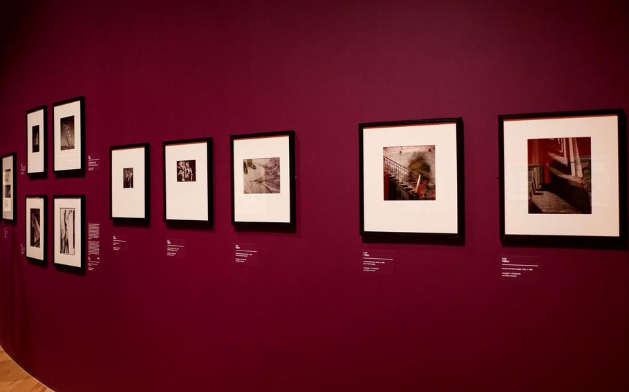 Photographs by American photographer Lee Miller, on display in the exhibit "Fantastic Women" at the Schirn in Frankfurt, Germany. The exhibit runs through July 5.
