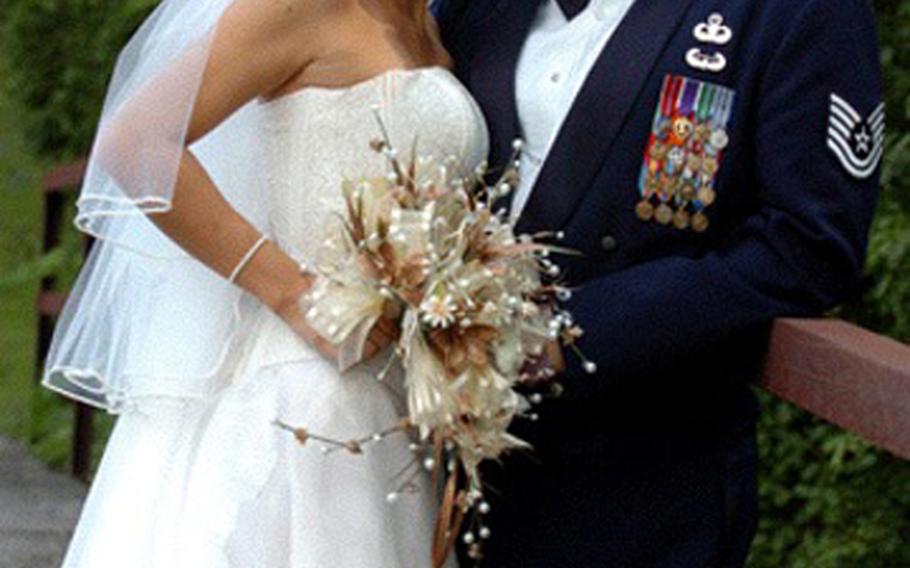 Air Force Tech. Sgt. Israel Del Toro and his wife, Carmen, finally had the church wedding and reception of their dreams in August 2009, four years after a roadside bomb almost killed Del Toro, burning over 80 percent of his body, and seven years after they tied the knot in a civil ceremony. In February, Del Toro became the first airman to re-enlist with a 100 percent combat medical disability.