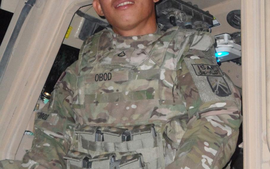 Pfc. Alberto L. Obod Jr., 26, of Orlando, Fla., died Sunday of injuries sustained in a vehicle roll-over, the DOD said in a press release. He was assigned to the 391st Combat Sustainment Support Battalion, 16th Sustainment Brigade, 21st Theater Sustainment Command.