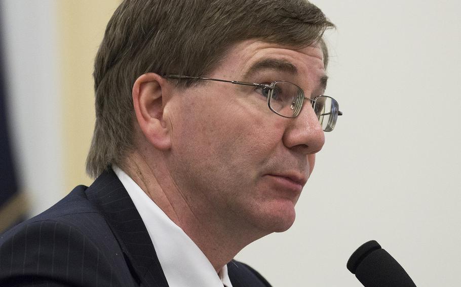 Rep. Keith Rothfus, R-Pa., speaks at a House Armed Services Committee hearing, April 14, 2015.