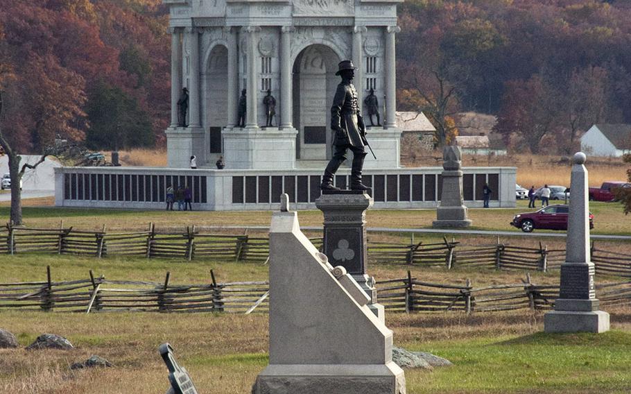 The Pennsylvania memorial at Gettysburg National Military Park, Oct. 31, 2015.