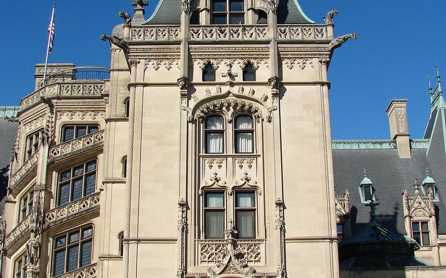 The Biltmore mansion is one of the main tourist attractions in Asheville, N.C., which has been rated as the top location for veterans to live.