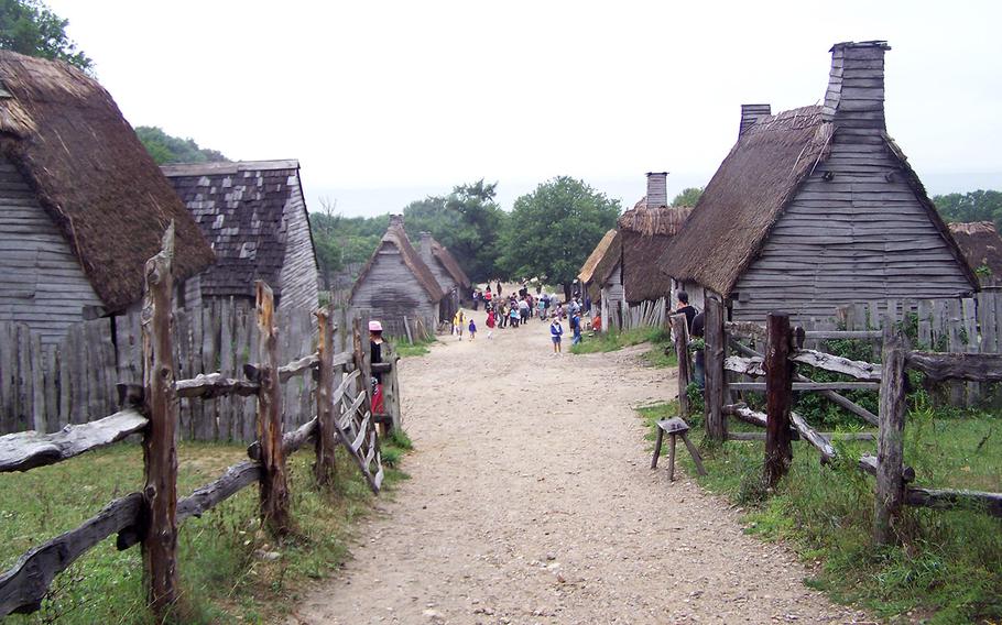 Plimoth Plantation in Plymouth, Mass., is a scaled-down replica of Plymouth Colony, circa 1627.