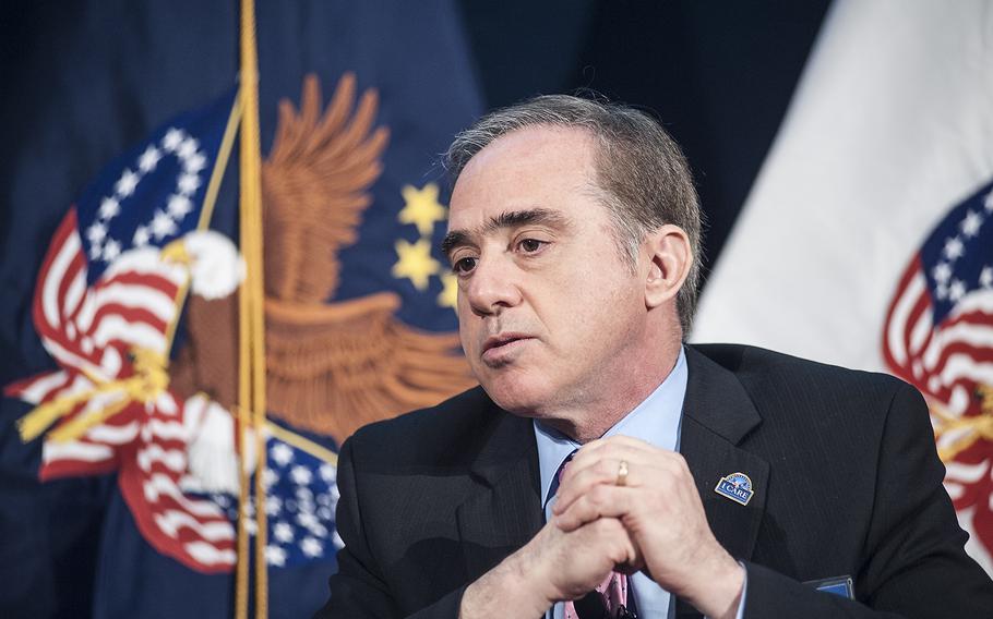 Veterans Affairs' Under Secretary of Health David Shulkin attends an event at the National Press Club in Washington, D.C., on Wednesday, April 20, 2016.