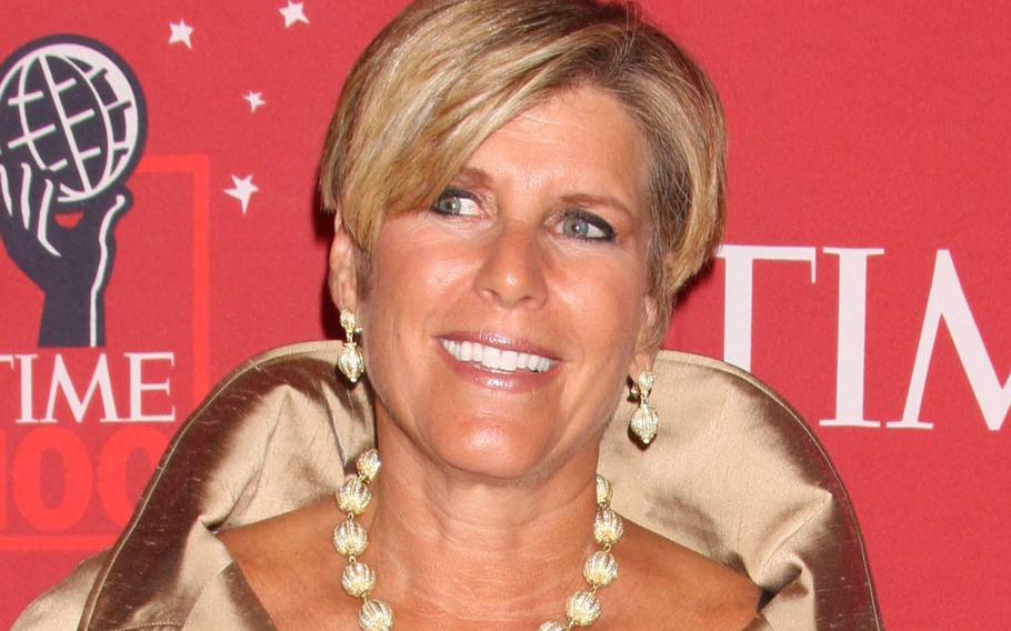 In a May, 2008 file photo, Suze Orman attends Time's 100 Most Influential People in the World Gala at Lincoln Center in New York City.