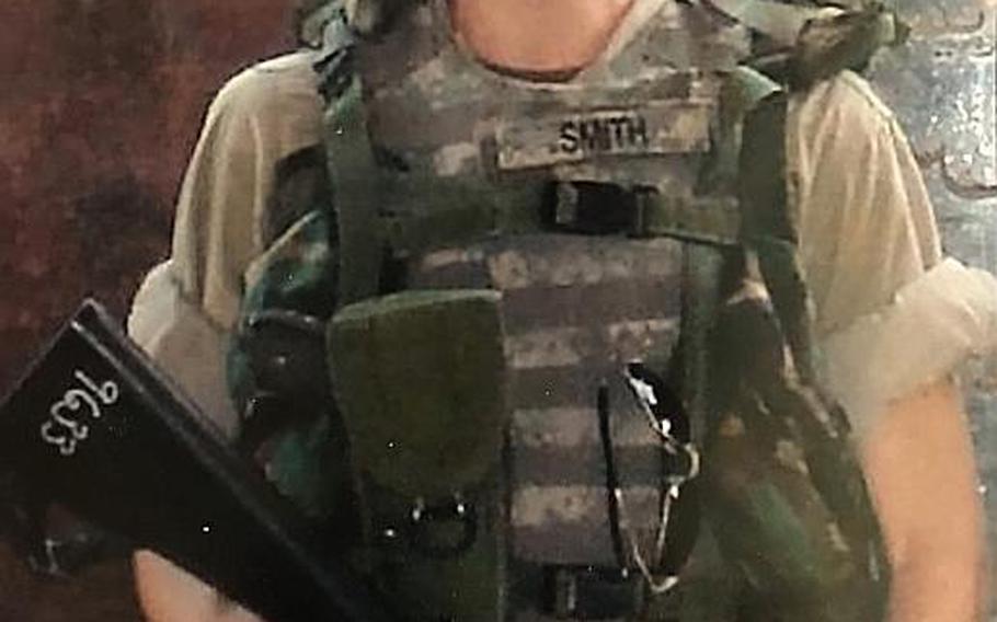 Chief Petty Officer Shannon Kent at her first combat deployment to Balad, Iraq in 2007. 