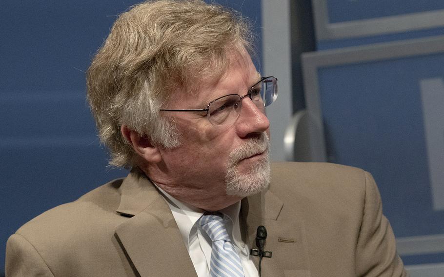 Tom Philpott, during a panel discussionat the Newseum in Washington, D.C., in October, 2018.