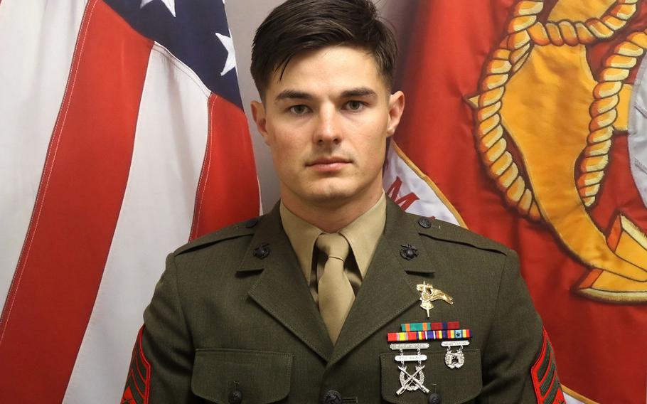 Staff Sgt. Joshua Braica, 1st Marine Raider Battalion, Marine Raider Regiment, MARSOC, died April 14, 2019, from injuries sustained when his tactical vehicle experienced a rollover during a training exercise at Camp Pendleton, Calif., April 13.