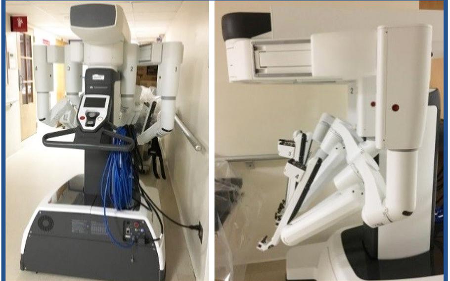A photo from the VA inspector general's report shows the daVinci© Xi system at the W.G. (Bill) Hefner VA Medical Center in Salisbury, N.C. The IG said staff did not follow policies for authorizing the purchase of the system.