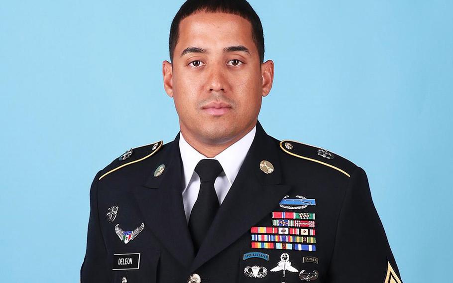 The Army has identified Master Sgt. Luis F. Deleon-Figueroa as one of two soldiers killed Wednesday, during combat operations in Faryab Province, Afghanistan. 
