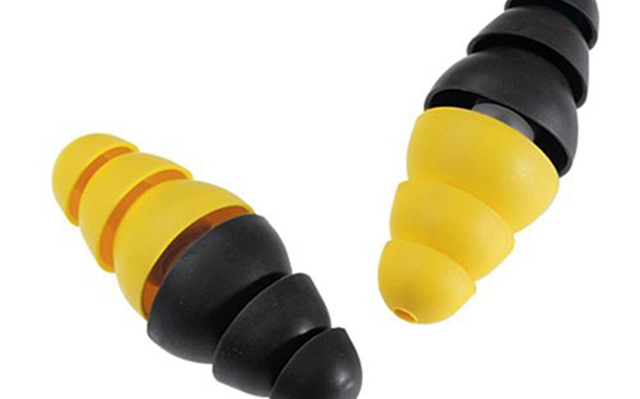 Combat Arms earplugs as manufactured by Aearo Technologies. The plugs, which were standard issue in Iraq and Afghanistan, were found to be defective and allowed ''damaging sounds to enter the ear canal.'' 