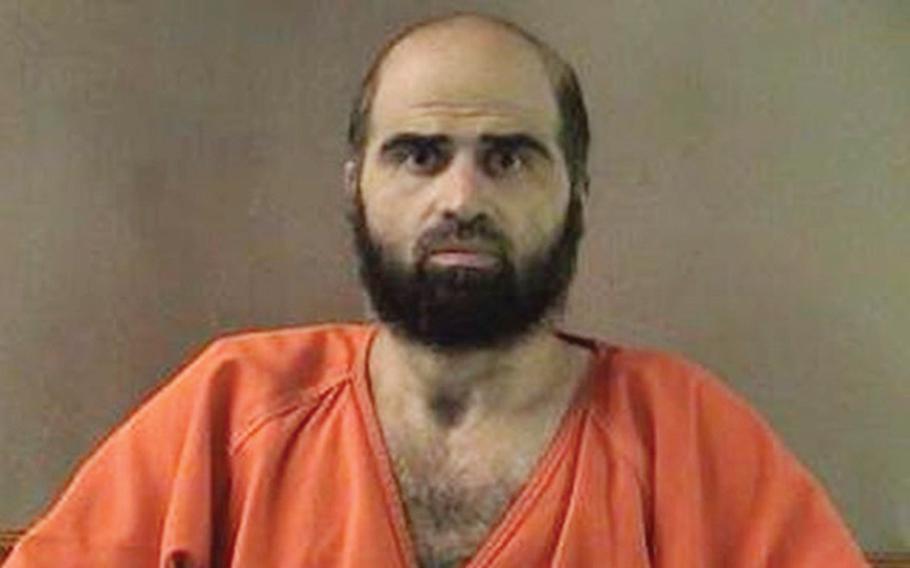 This is an undated photo of Nidal Hasan, the Army psychiatrist sentenced to death for the 2009 Fort Hood shooting rampage that left 13 people dead.