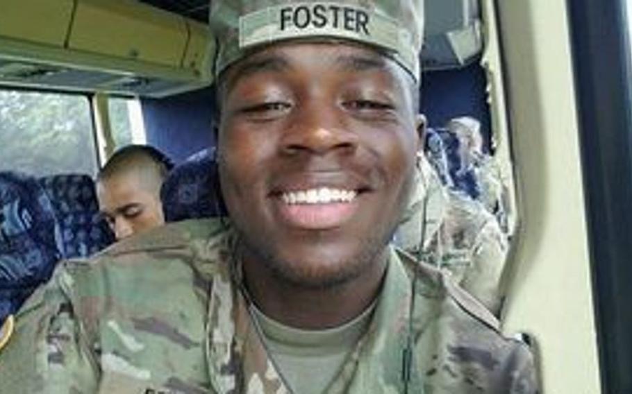 Daquan Foster, a soldier stationed at Joint Base Lewis-McChord, was shot and killed outside of a Tacoma, Wash. nightclub on Oct. 29, 2017.