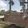 The entrance to Camp Lejeune is show in this undated file photo.