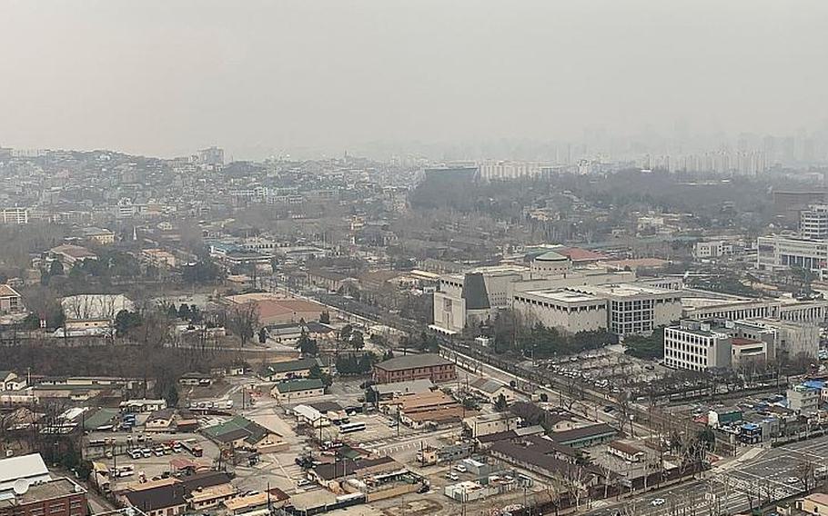 A view of U.S. Army Garrison Yongsan in Seoul, South Korea. A former medical records administrator there was sentenced to over 12 years in prison for participating in an ID theft scheme that defrauded military members and veterans of more than $1.5 million.
