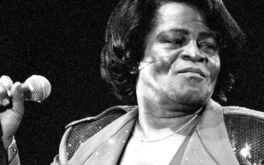 James Brown, "The Godfather of Soul," onstage at Ludwigshafen, Germany, in December, 1992.