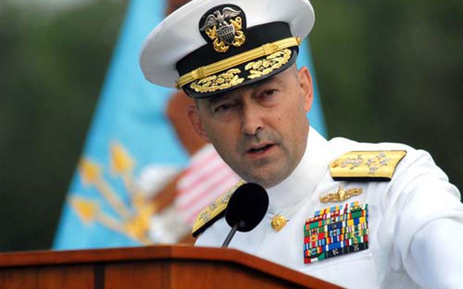 Adm. James Stavridis, commander of U.S. European Command.