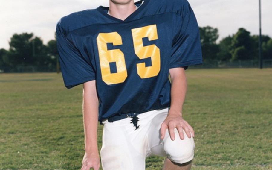 Jonathan played football in high school.