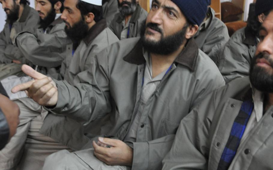 Detainee Abdul Rauf, a teacher from Paktiya province, spoke ahead of his release from the U.S. Detention Facility in Parwan on Nov. 24. Rauf publicly called on U.S. officials to do more thorough investigations before rounding up suspects and putting them behind bars.