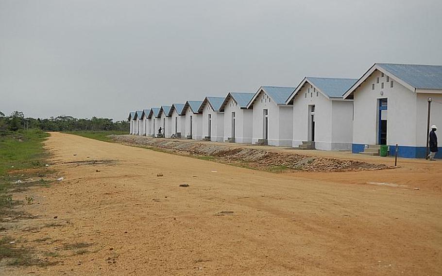 The U.S. has spent roughly $14 million on efforts to refurbish the military camp at Kisangani, where hardcover barracks buildings will replace tents soldiers there now call home.
