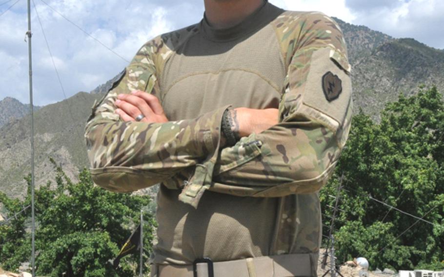 Sgt. Misha Pemble-Belkin, made famous by the documentary "Restrepo" and the book "War," has returned to Kunar province in eastern Afghanistan as a platoon sergeant with B Company of the 3rd Brigade Combat Team of the 25th Infantry Division.