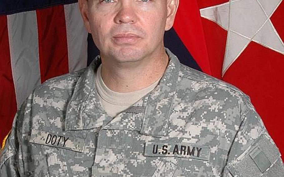 Brig. Gen. James H. Doty, a reservist, who served as acting commander at Fort Carson from 2010 until this month.