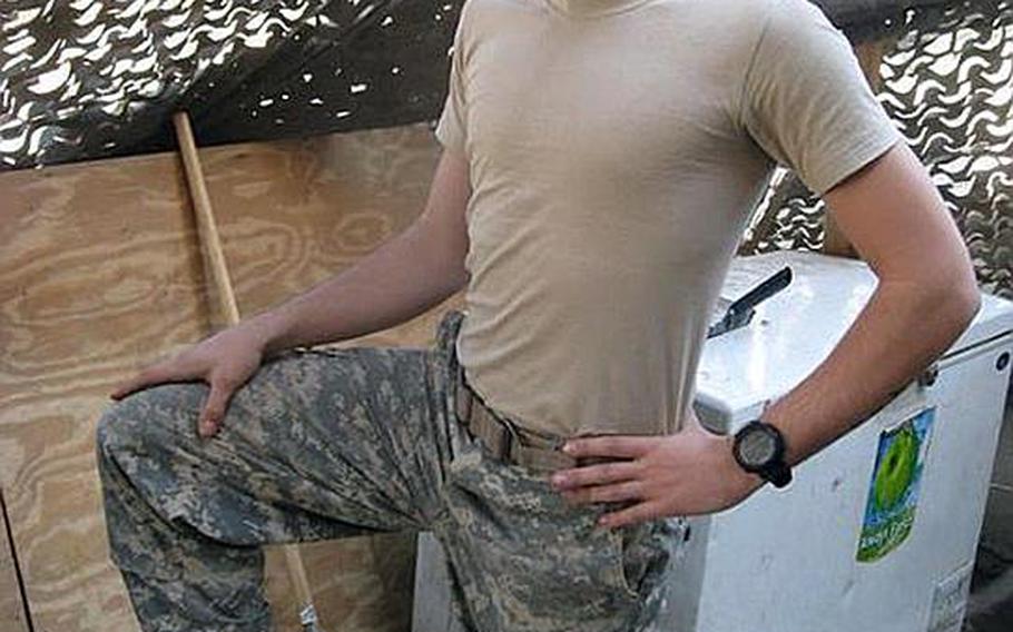 Joshua Smith, then an Army private, served in Sadr City, Iraq from 2008 to 2009. He was awarded an Army Commendation Medal with Valor for his service.