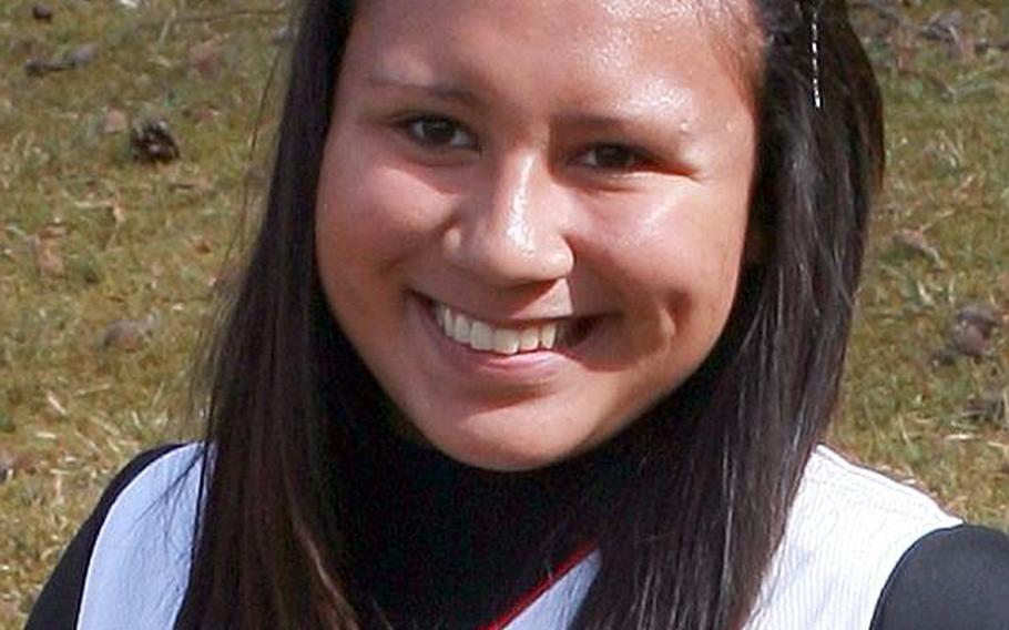 Lauren Hawkins allowed only three hits Saturday in pitching the Red Raiders past Division II powerhouse AFNORTH. She also struck out 20, earning her recognition as Stars and Stripes' female Athlete of the Week.
