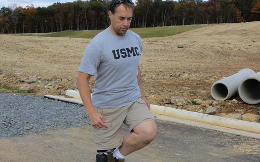 One of the hardest things for lower limb amputees to do is to pick up their leg and prosthetic and step over an obstacle or object. Here, retired Marine William Gadsby shows how easy it is using his X2 microprocessor knee and BiOM ankle.