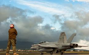 A U.S. Navy EA-18G Growler from the Electronic Attack Squadron 135 from Naval Air Station Whidbey Island stops at Lajes Field Air Base Wing for a refueling mission on May 5, 2012. Military operations will be drastically reduced at Lajes as part of larger cost-cutting efforts being made across the Defense Department, the Air Force announced last week.