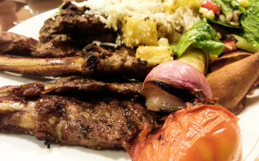 A mainstay of Arabic cuisine is mixed grill, which features various meats such as lamb, beef and chicken. Rice and vegetables is also a staple of most dishes.