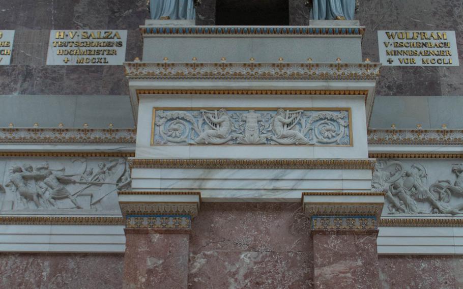 There are 191 historical figures, from humanitarians to heads of state on display within Walhalla. Each bust is matched with a biography that can be purchased at a kiosk in the front of the monument.