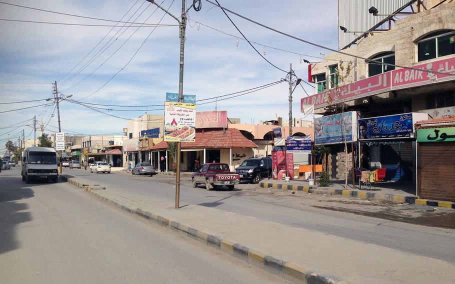 street scene in Jordan's southern city of Maan, considered a hotspot for Islamic radicalism, on Jan.24, 2015. The city has seen violent pro-Islamic State demonstrations in the past year.