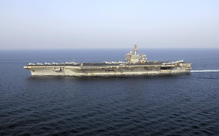 As USS Theodore Roosevelt exits, US has no carriers in Persian Gulf ...