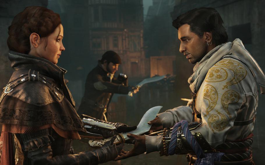 Evie Frye and love interest Henry Green are two of the protagonists of "Assassin's Creed Syndicate."