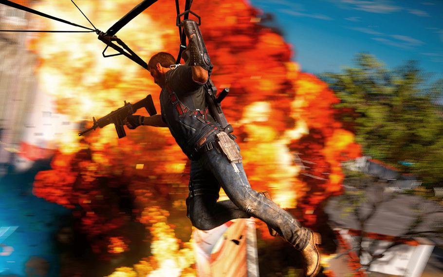 "Just Cause 3" always seems to come up with yet more weapons and explosions.