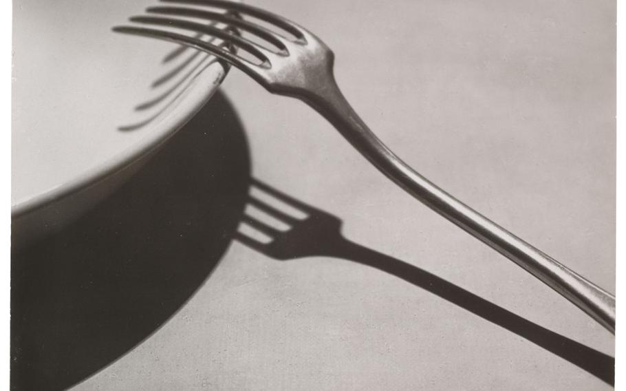 "The Fork" (1928) is among more than 80 photographs by Andre Kertesz on display through June 12 at the Pfalzgalerie in Kaiserslautern, Germany. Kertesz, regarded as one of the most important photographers of the 20th century, was renowned for his ability to capture beauty in the everyday.