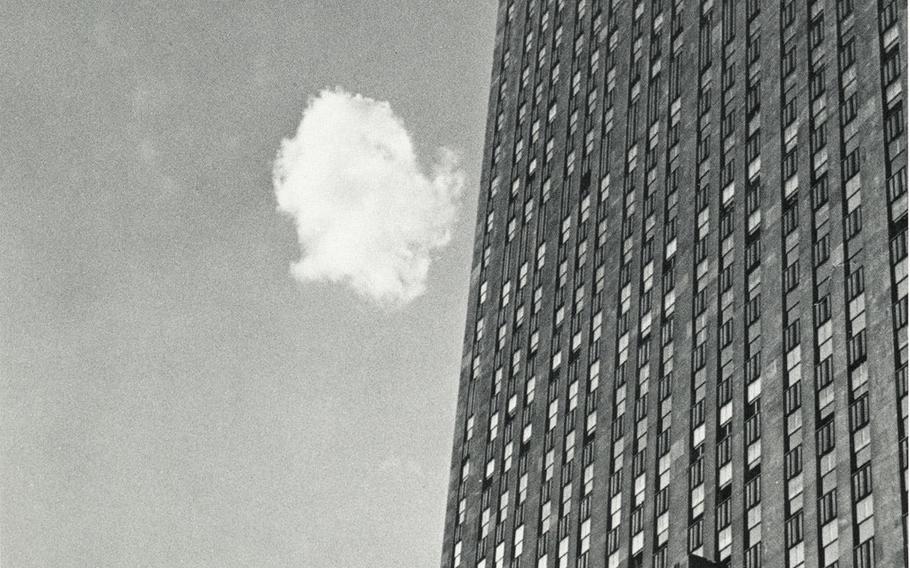 "Lost Cloud" (1937) is one of more than 80 black-and-white prints in an exhibit in Kaiserslautern, Germany, devoted to Hungarian-born photographer Andre Kertesz. The show at the Pfalzgalerie runs through June 12.
