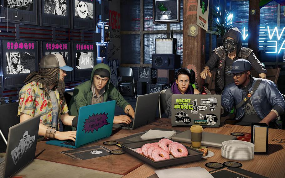 Play as brilliant young hackers who live in San Francisco, the cradle of technological civilization, in "Watch_Dogs 2."