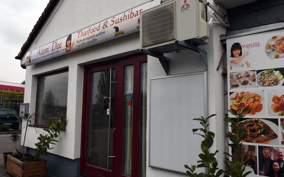 Alom Dee in Landstuhl, Germany, serves a wide variety Thai food and Japanese sushi.