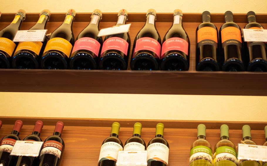 Pinoccio's wine selection, much of which is sold by the bottle, rivals that of many upscale Italian restaurants in the States.