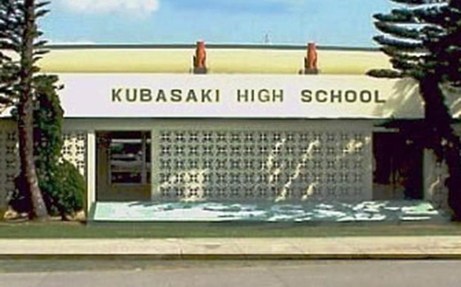 Kubasaki High School at Camp Foster, Okinawa.