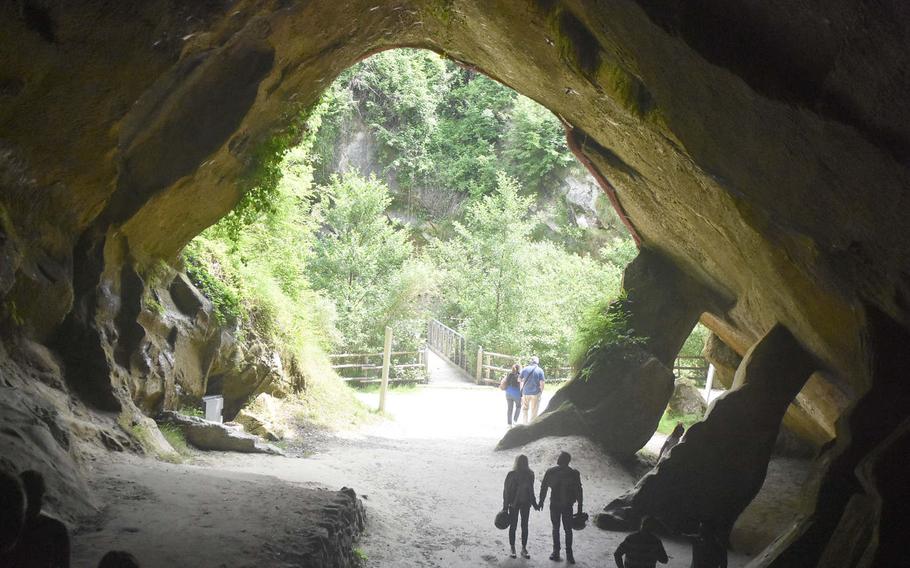 Grotte Caglieron wasn't that crowded during a recent weekend visit, though it's likely to get more visitors when work is completed to restore more access and when summer vacations start.