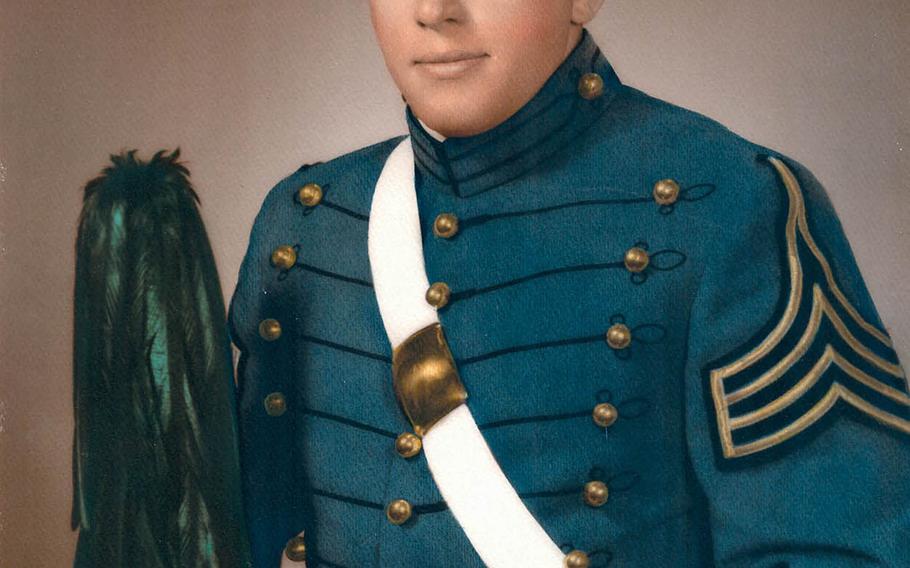 Raymond Enners in his full-dress cadet uniform in June, 1967.