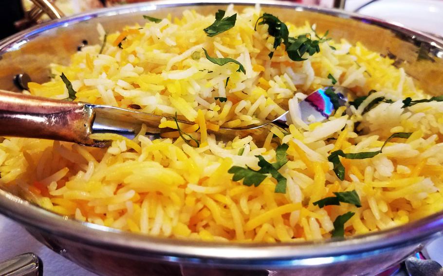 The seasoned rice at Indian Restaurant Ganesha Grafenwoehr.