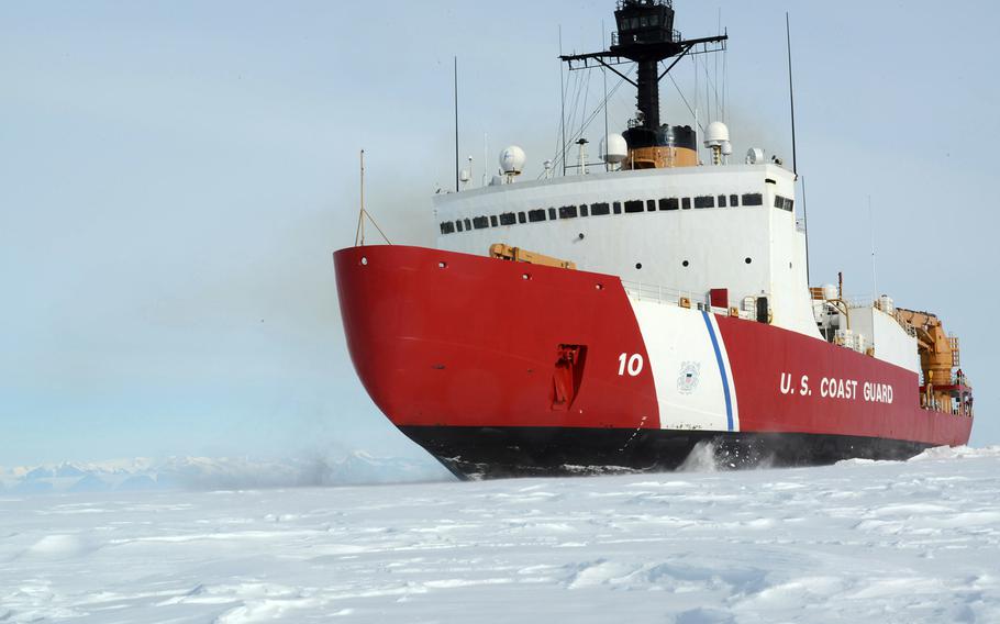 The Coast Guard cutter Polar Star, with 75,000 horsepower and weighing 13,500 tons, was designed more than 40 years ago, but remains the world's most powerful non-nuclear-powered icebreaker. 