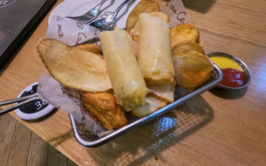Raracost's Triple Combo (7,500 won, or about $6.50) comes with potato chips, chicken nuggest and cheese sticks, making it an ideal choice for American palates.