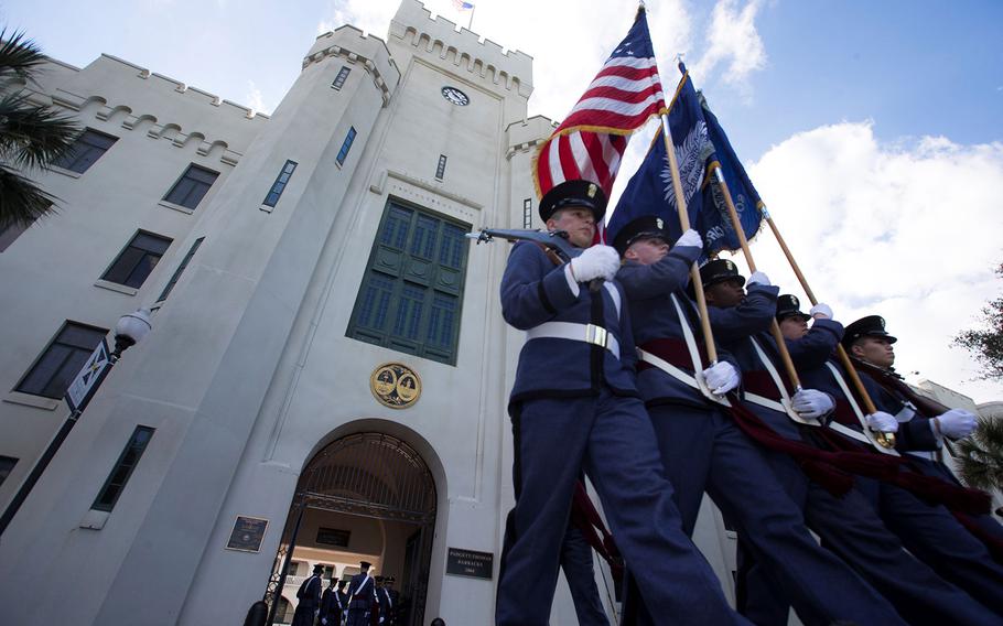 The Citadel is one of six senior military colleges looking for support from the Defense Department to expand education opportunities that lead to a cyber career.