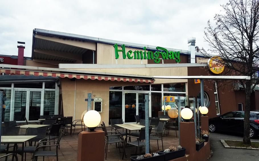 Musikcafe Hemingway is located just 15 minutes from the Grafenwoehr Training Area.